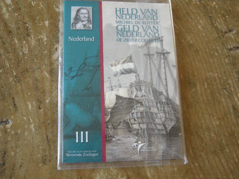 (afbeelding voor) Michiel de Ruyter set deel 3 van de zilverserie van 6